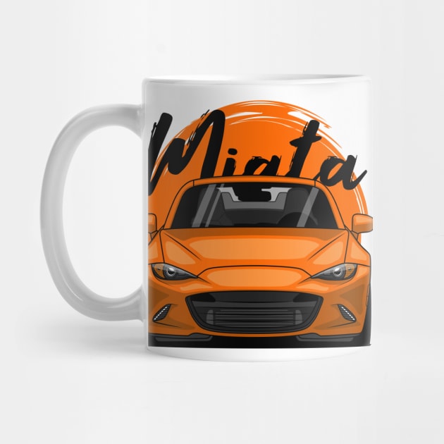 Orange Miata MX5 ND by GoldenTuners